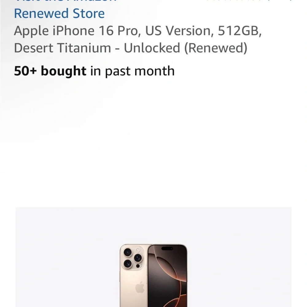 Apple iPhone 16 Pro in Titanium Finish